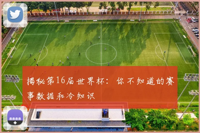 揭秘第16届世界杯:你不知道的赛事数据和冷知识