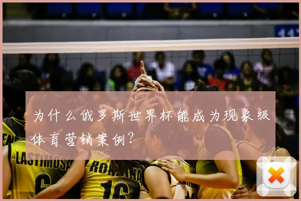 为什么俄罗斯世界杯能成为现象级体育营销案例?